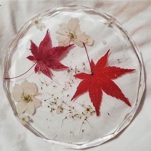 Handmade Maple Leaf Coaster